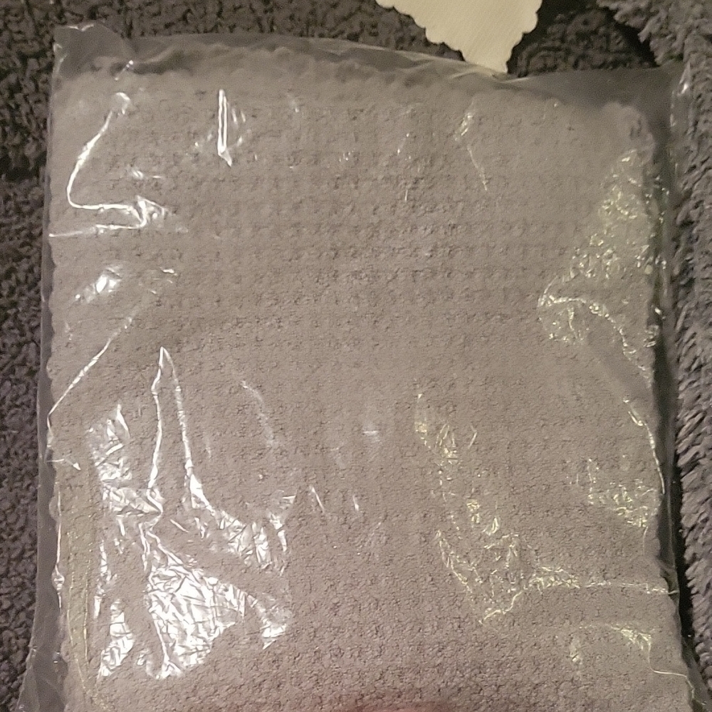 Gray Textured Microfiber Auto Towel